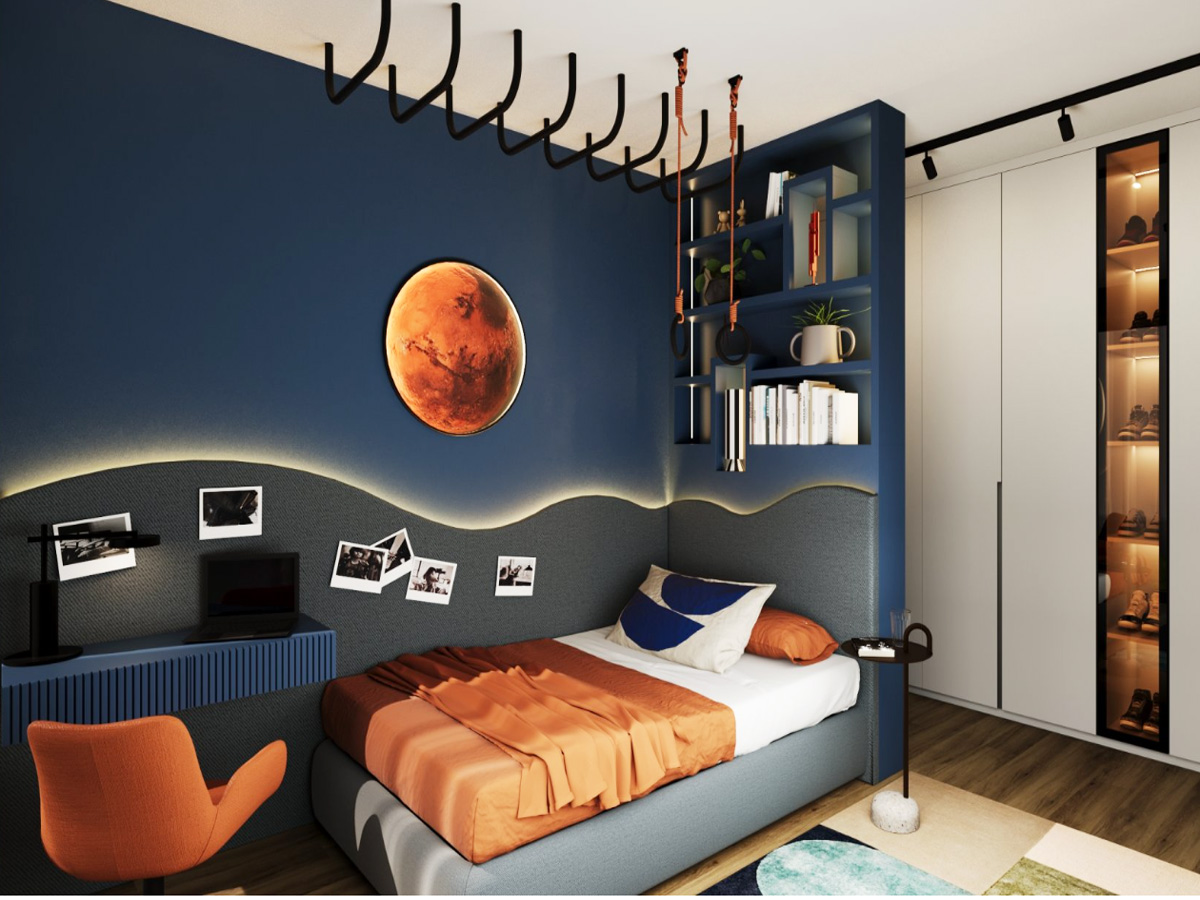 Lakás modern berendezéssel